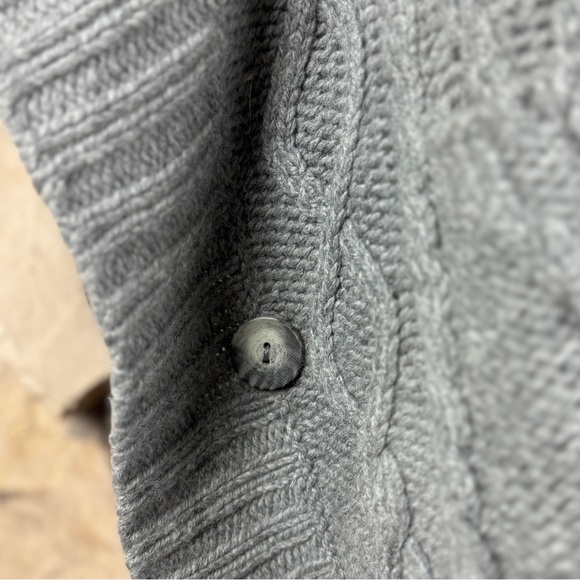 Sleeping on Snow x Anthropologie Cowl Neck Poncho Stormy Gray | OS - Picture 4 of 6